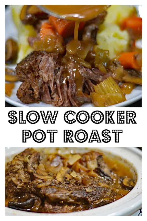 Pinterest Image for Slow Cooker Beef Pot Roast Recipe