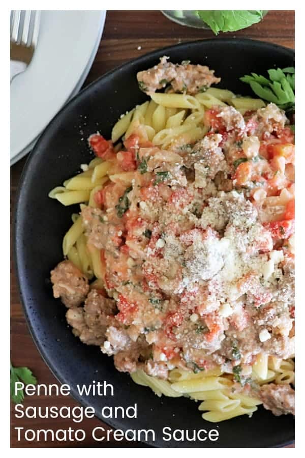 Penne With Sausage and Tomato Cream Sauce PINTEREST
