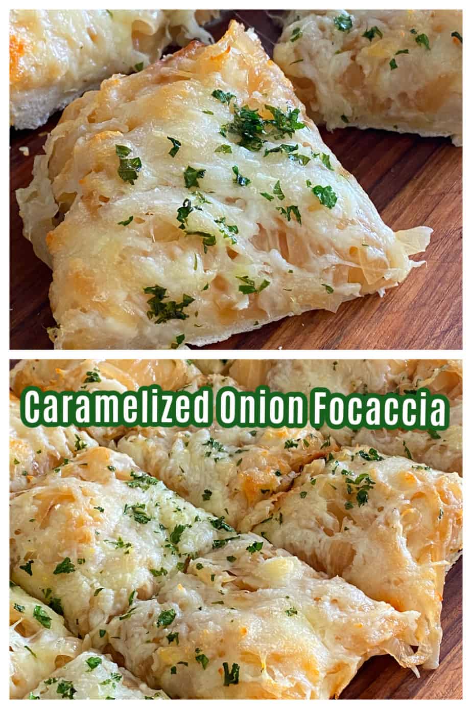 PIN for Caramelized Onion Focaccia