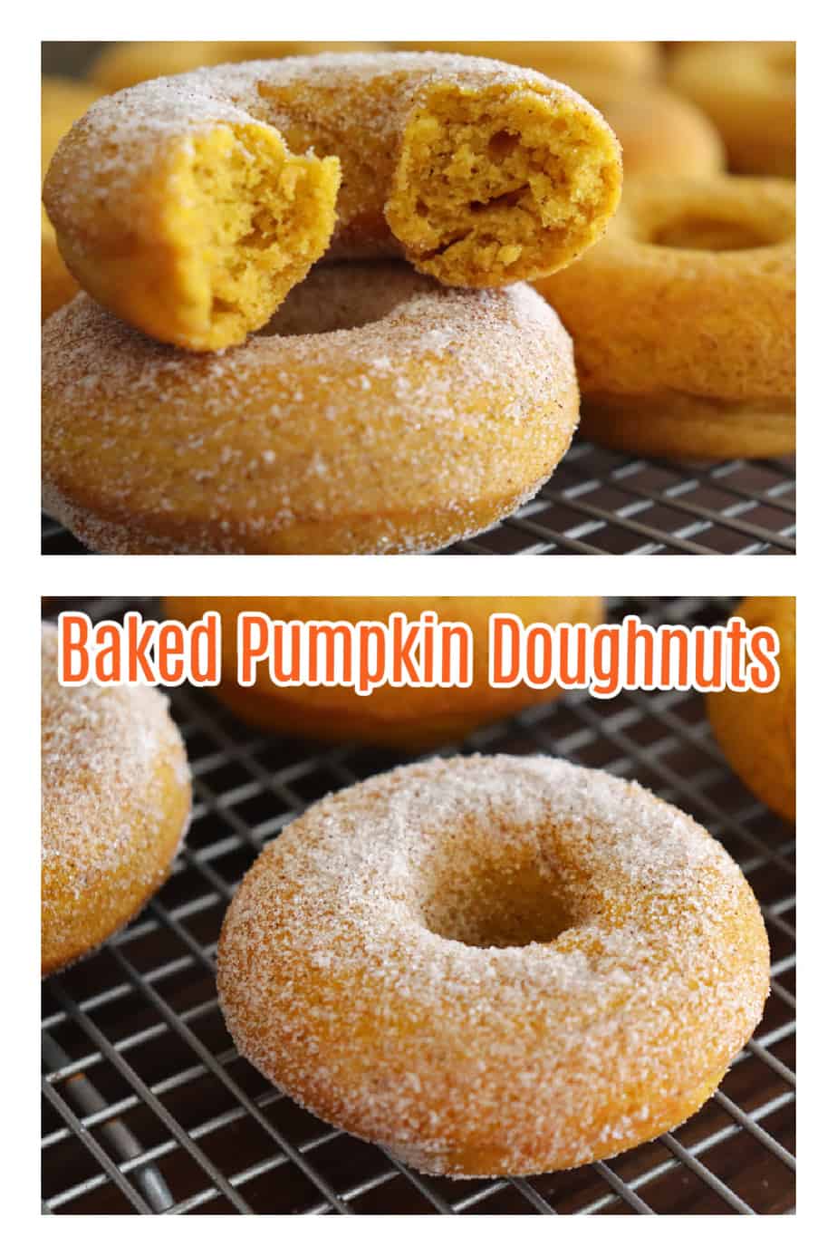 PIN for Baked Pumpkin Doughnuts Recipe