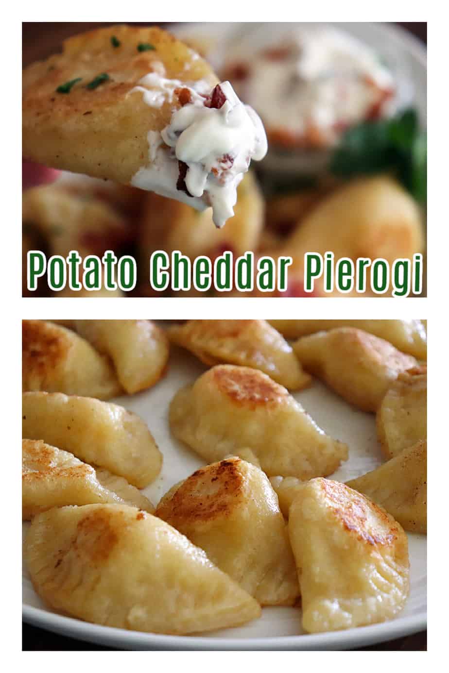 PIN for Potato and Cheddar Pierogi Recipe