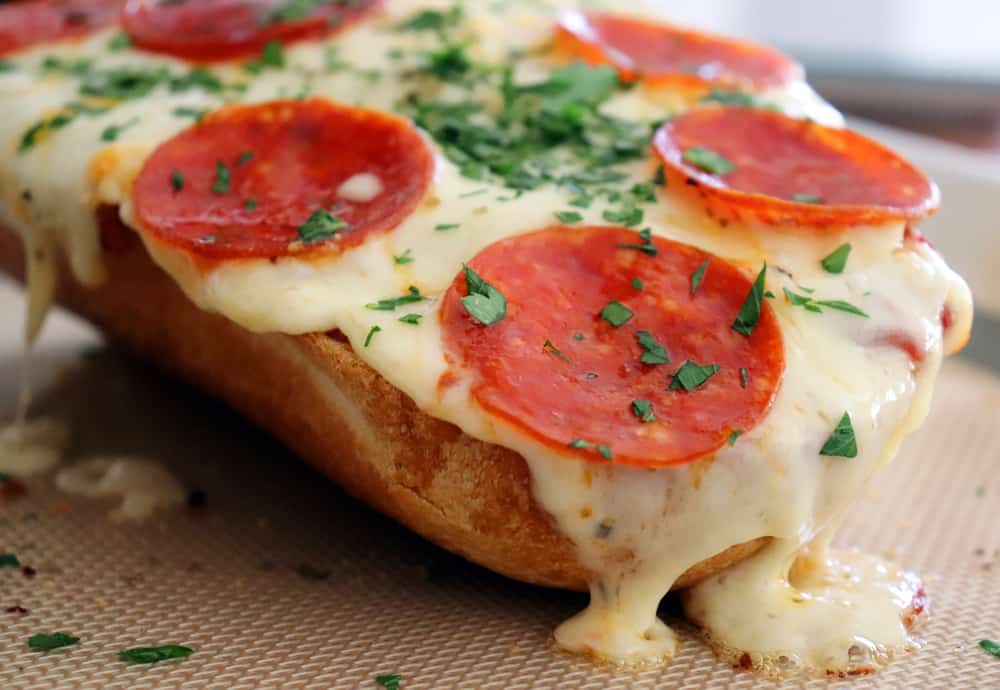 Easy Homemade French Bread Pizza hero