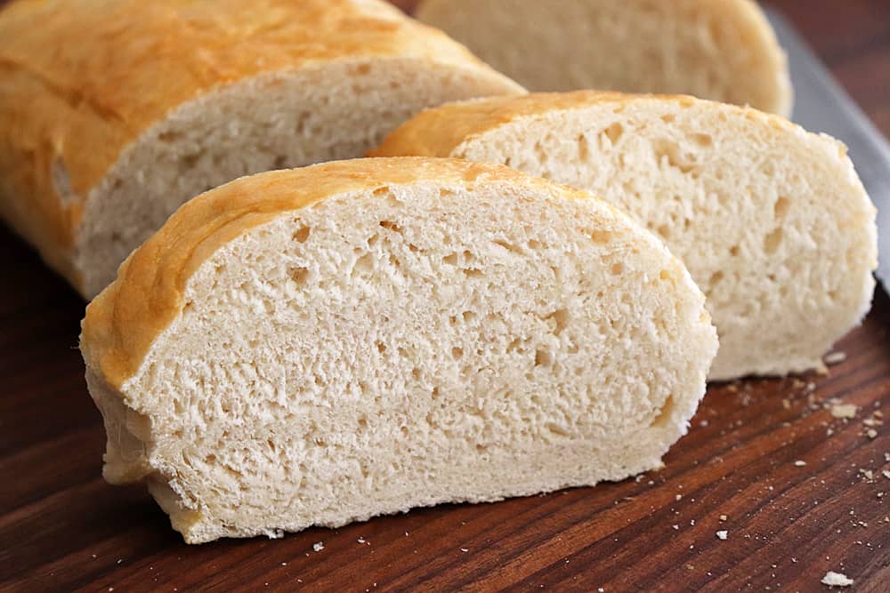 sliced Homemade French Bread Recipe