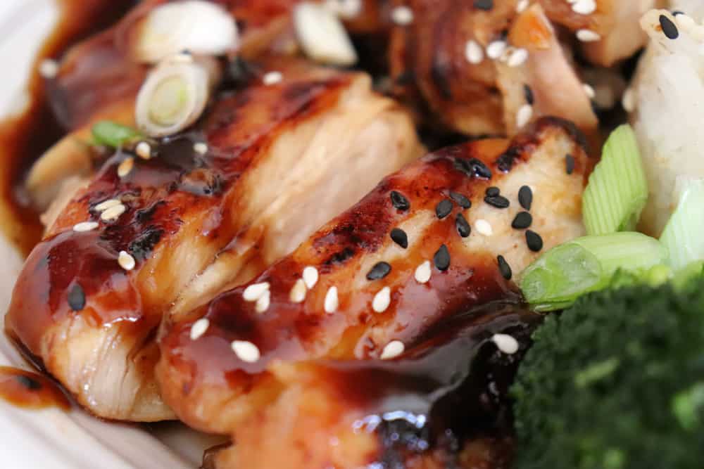 Close up of Easy Chicken Teriyaki Recipe