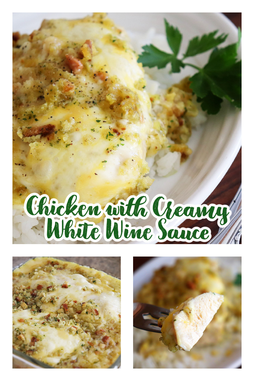 PIN for Chicken in Creamy White Wine Sauce