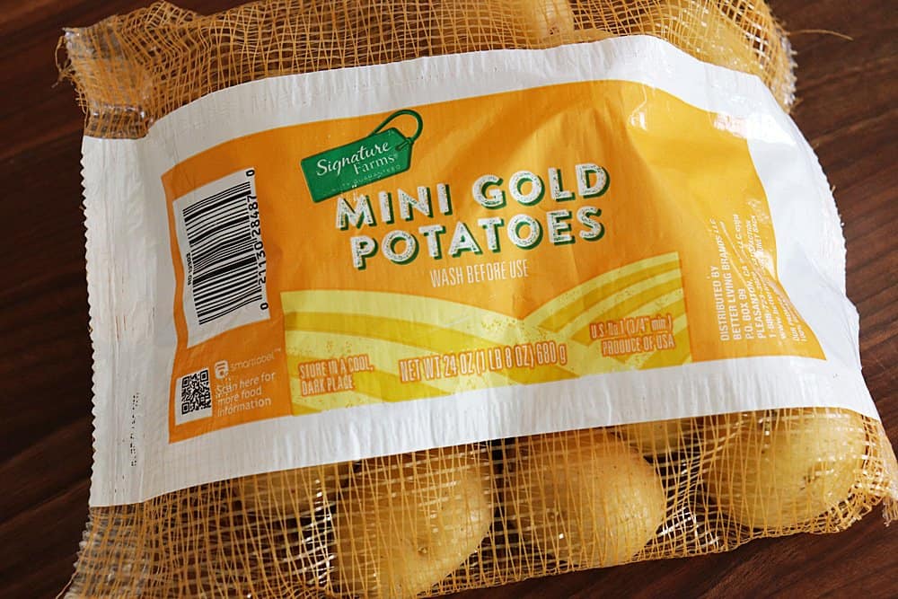 Bag of baby gold potatoes