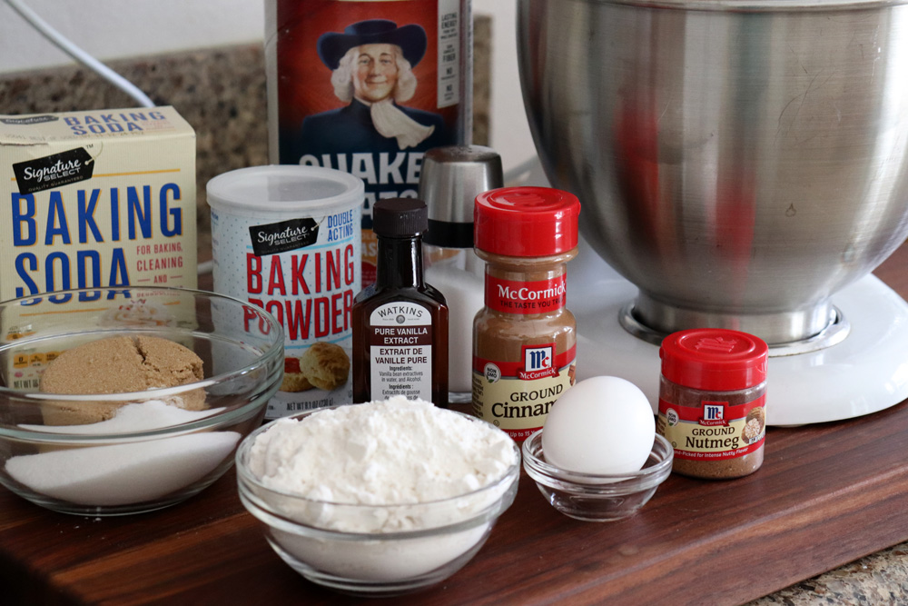 Ingredients for Archway Iced Oatmeal Cookies