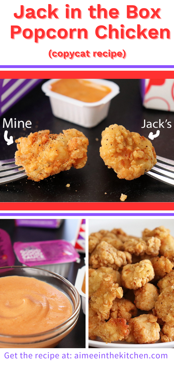 PIN for Jack in the Box Popcorn Chicken Copycat Recipe