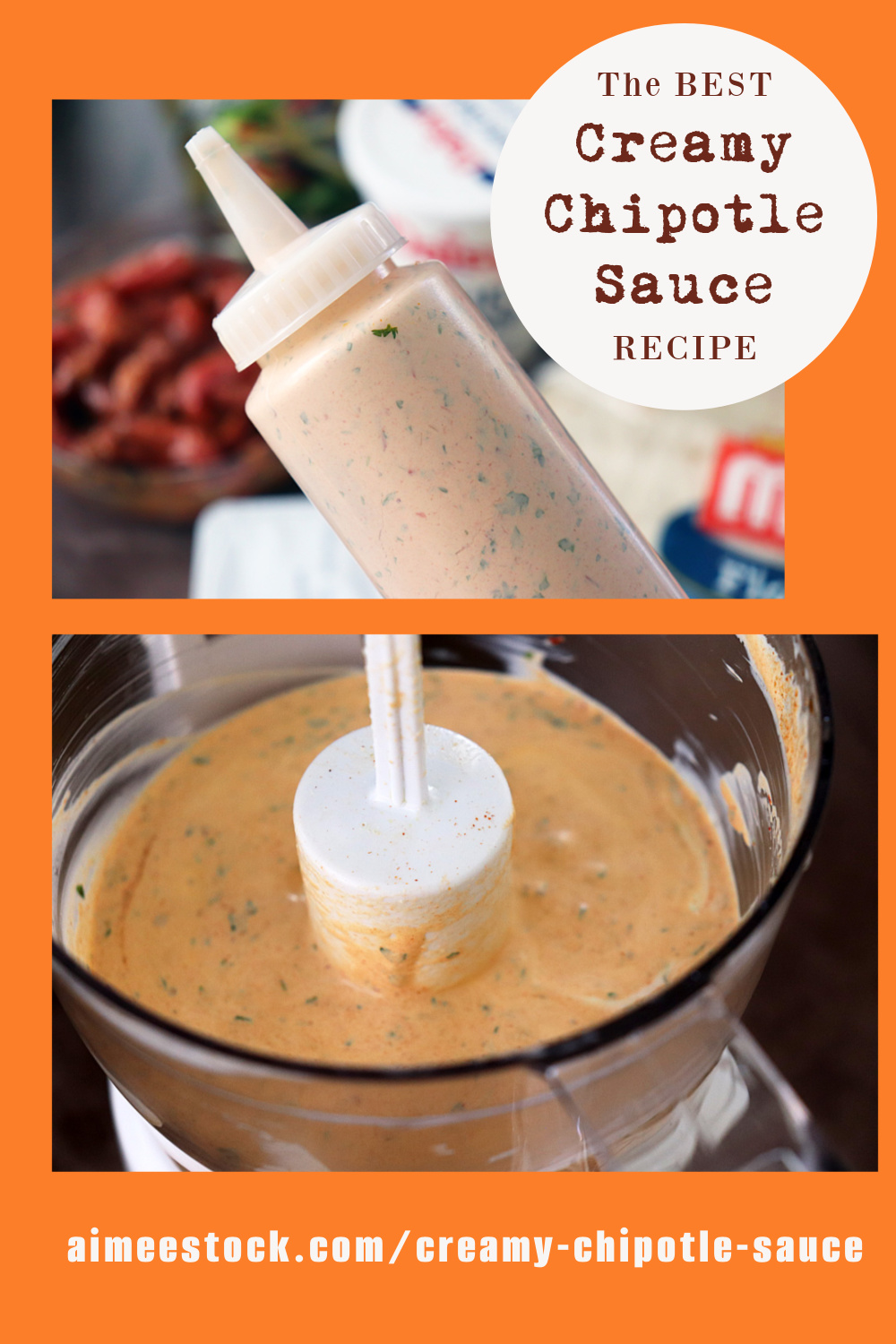Pinterest PIN for Creamy Chipotle Sauce